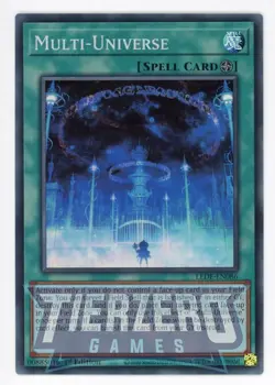 Yugioh LEDE-EN086 Multi-Universe Super Rare 1st Edition NM/LP - Image 1