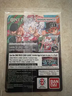 One Piece P-055 Monkey D. Luffy U.S. Voyage College Basketball Promo Card-SEALED - Image 2