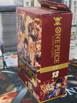 One Piece TCG English The Three Brothers Ultra Starter Deck ST-13 Sealed & acryl - Image 5