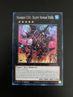 [NM] YuGiOh - Number C101 : Silent Honor Dark LED9-EN010 - 1st Edition - English - Image 1