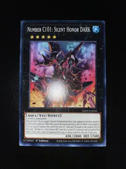 [NM] YuGiOh - Number C101 : Silent Honor Dark LED9-EN010 - 1st Edition - English - Image 2