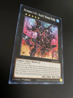 [NM] YuGiOh - Number C101 : Silent Honor Dark LED9-EN010 - 1st Edition - English - Image 3