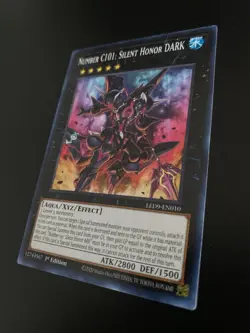 [NM] YuGiOh - Number C101 : Silent Honor Dark LED9-EN010 - 1st Edition - English - Image 4