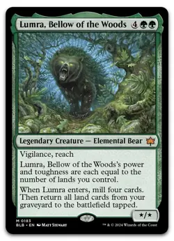 Magic the Gathering ~ Lumra, Bellow of the Woods ~ NM ~ Bloomburrow ~ MTG ~ - Image 1