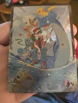 Aaron Ballish Custom Fan Art Card Lapras Pikachu - Image 1