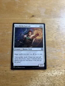 Starnheim Aspirant Kaldheim Regular MTG Card, Near Mint Condition - Image 1