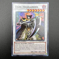 YuGiOh Dark Highlander CT09-EN007 Super Rare Limited Edition NM - Image 1