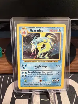 1999 Pokemon Gyarados - Base Set Holo LP To MP 6/102 Card English ( 4 CARD LOT ) - Image 1