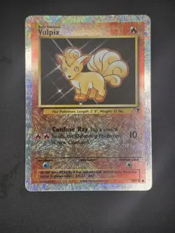 Nintendo Vulpix 98/110 Holo Pokemon TCG 2002 Confuse Ray Basic Card - Image 3