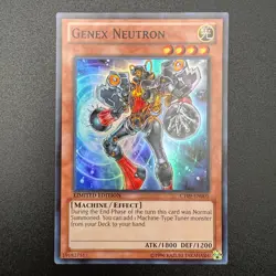 YuGiOh Genex Neutron CT09-EN005 Super Rare Limited Edition NM - Image 1