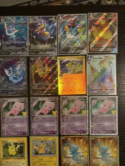 Pokemon TCG 40 Card Lot Vaporeon Jolteon Flareon Promo Mew Pikachu Charizard Max - Image 2