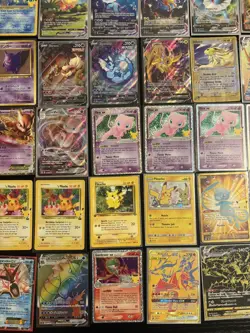 Pokemon TCG 40 Card Lot Vaporeon Jolteon Flareon Promo Mew Pikachu Charizard Max - Image 3