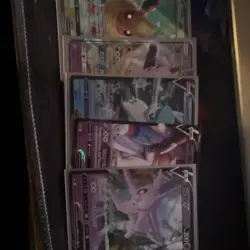 Pokemon Eevee Evolutions Lot 18 Cards Espeon Sylveon Glaceon Leafeon Promo Holo - Image 1