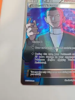 Giovanni's Scheme (Full Art) 162/162 Breakthrough Holo - Pokemon Card - Image 3