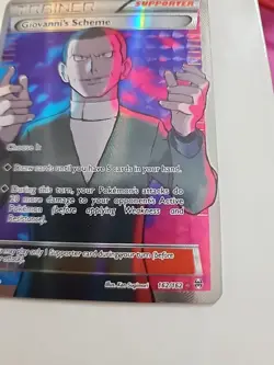 Giovanni's Scheme (Full Art) 162/162 Breakthrough Holo - Pokemon Card - Image 4