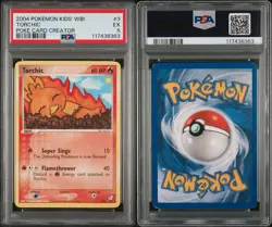 PSA 5 Torchic 003/005 Kids WB! Poke Card Creator Slab - Image 3