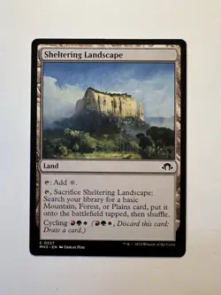 Sheltering Landscape - MTG Modern Horizons 3 - NM - Image 1