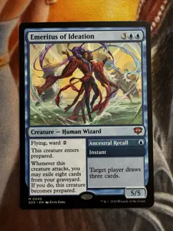 MTG Secrets of Strixhaven M Emeritus of Ideation #0045 - Image 1