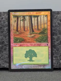 MP - Forest (347) - Foil - Odyssey - Magic The Gathering English Moderately Eng - Image 1