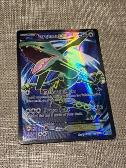 Pokemon Rayquaza EX 104/108 Roaring Skies Full Art Holo - Image 1