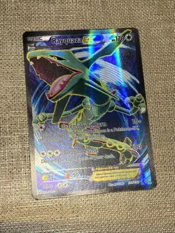 Pokemon Rayquaza EX 104/108 Roaring Skies Full Art Holo - Image 4