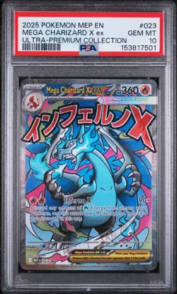 MEGA CHARIZARD X EX UPC Black Star Promo #023 PSA 10 Gem Mint Pokemon - Image 1