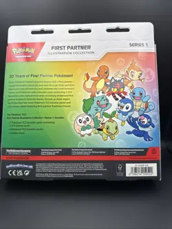 Pokemon TCG First Partner Illustration Collection Series 1 Box SEALED 3 Promos - Image 2