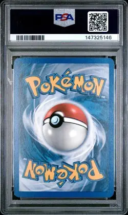 2005 POKEMON EX UNSEEN FORCES #1 AMPHAROS-REVERSE FOIL PSA 7 - Image 2