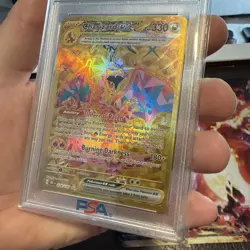 Pokemon 2023 Charizard EX Gold Hyper Rare Obsidian Flames 228/197 PSA 10 - Image 4