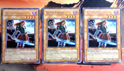 YuGiOh! 3x Getsu Fuhma IOC-089 Unlimited MP R Playset - Image 1