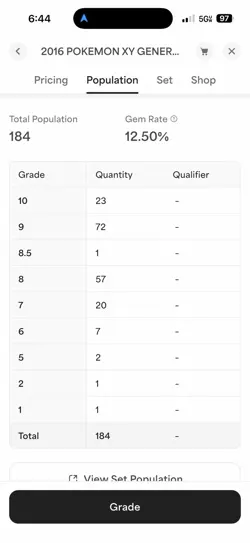 Pokemon TCG Meowstic EX Generations 37/83 Rare XY Holo 2016 PSA 10 Low Pop 23 - Image 4