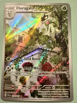 Pokemon Floragato 197/193 Paldea Evolved Illustration Holo TCG - Image 1