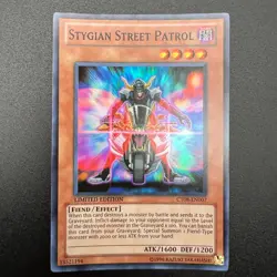 YuGiOh Stygian Street Patrol CT08-EN007 Super Rare Limited Edition NM - Image 1