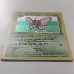 1999 Pokemon TCG Jungle Venomoth 1st Edition Holo #13/64 LP - Image 3