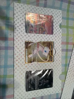 Pokemon 151 UPC Promo Set Mew SVP053, Metal Gold Mew EX 205/165, Mewtwo - Image 1