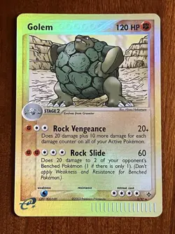 Golem 5/97 Reverse Holo EX Dragon Pokemon TCG - Image 1