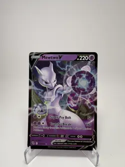 Mewtwo V Holofoil Ultra Rare Pokemon GO 030/078 NM - Image 1