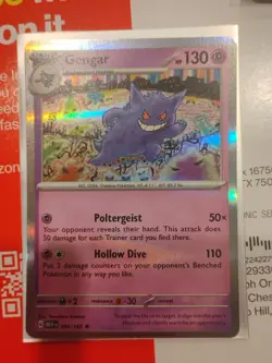 Pokemon TCG Gengar 94/165 SV: Scarlet & Violet 151 Holo - Image 1