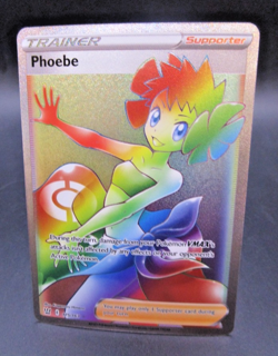 Pokemon Battle Styles Phoebe 175/163 Secret Rare Rainbow Holo - Image 1