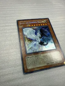 Yugioh Light and Darkness Dragon YG01-EN001 Secret Rare Manga Promo Card MP - Image 2