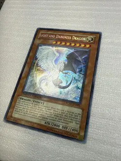 Yugioh Light and Darkness Dragon YG01-EN001 Secret Rare Manga Promo Card MP - Image 3