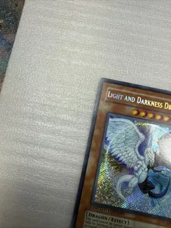 Yugioh Light and Darkness Dragon YG01-EN001 Secret Rare Manga Promo Card MP - Image 5