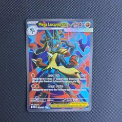 Mega Lucario EX 160/132 Pokemon TCG Mega Evolution Ultra Rare English - Image 2
