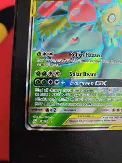 Celebi & Venusaur GX Full ART 159/181 Pokemon Team Up NM - Image 3
