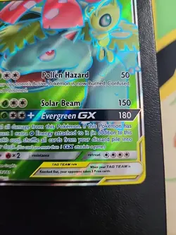 Celebi & Venusaur GX Full ART 159/181 Pokemon Team Up NM - Image 5