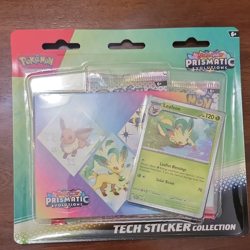 Pokemon Scarlet & Violet Prismatic Evolutions Tech Sticker Collection Leafeon E… - Image 1