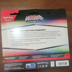 Pokemon Scarlet & Violet Prismatic Evolutions Tech Sticker Collection Leafeon E… - Image 2