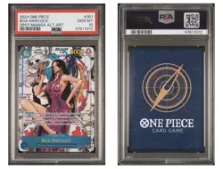 One Piece Boa Hancock OP07-051 SR Manga Alt Art Holo PSA 10 One Piece CCG - Image 2