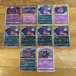 GENGAR Pokemon TCG Bundle 10X Cards - No Duplicates - Inc Rev Holos & Holos - Image 1