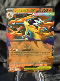Mega Charizard Y EX 030 Pokemon TCG Promo Card NM Holo - Image 1